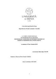 Sotto i profili della proporzionalità e dell'adeguatezza del trattamento pensionistico. Tesi Di Laurea La Corte Costituzionale La Sentenza N 70 Del 10 Marzo 2015 Docsity