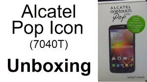 Alcatel Pop Icon (7040T) Unboxing - YouTube
