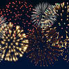 Dibujos de fuegos artificiales con animación. 1
