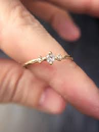 Petite Diamond Ring Small Diamond Ring Ethical Engagement Etsy Ethical Engagement Ring Small Engagement Rings Small Diamond Rings