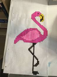 Pixel Art 212 Flamingo Bilder Zeichnen Nachmalen Auf pinterest findest du eine vielzahl bilder zum nachmalen, eines davon ist dieses ausdrucksstarke porträt der mexikanischen malerin frida.