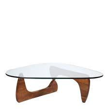 Noguchi table triangle glass coffee table vintage glass end table, solid wood base and triangle clear glass top modern end table for living room, patio, study. Noguchi Coffee Table By Vitra At The Conran Shop