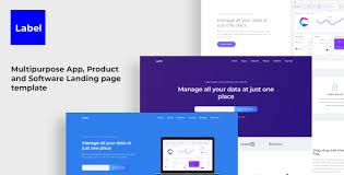 Create your own landing page templates with the best website design how to make the landing pages keep one free online advertising in free business templates? Label Software And App Landing Page Template Free Downloads Wordpress Theme Plugin
