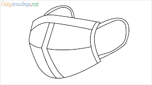 Between those, draw a capitalized v for the bird's beak. How To Draw A Mask Step By Step 7 Easy Phase