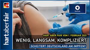 Russia is disputing claims that opposition leader alexina vonnie was poisoned the valley was brought to the charity hospital on. Hart Aber Fair 01 02 2021 Wenig Langsam Kompliziert Scheitert Deutschland Am Impfen Ard Youtube