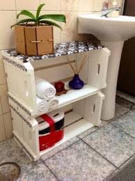 Moveis De Banheiro Feitos Com Palete Fotos E Dicas Decorar O Banheiro Gastando Pouco Decoracao Com Caixote Decoracao