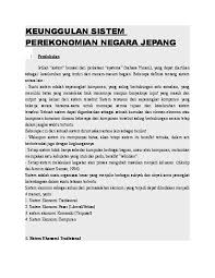 Check spelling or type a new query. Doc Keunggulan Sistem Perekonomian Negara Jepang Vicka Aziziah Academia Edu