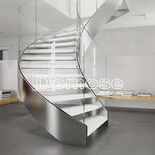 The glass staircase became a classic design and feature stair in modern architecture. Modern Stairs Design Indoor Curved Staircase Design Glass And Wood Staircase Buy Modern Stairs Design Indoor Curved Staircase Design Modern Stairs Design Indoor Product On Alibaba Com