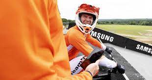 The dutch bmx rider plowed right into a clueless official on the course throughout a coaching run monday, and kimmann and the. Bad Luck Again Bmx Rider Niek Kimmann Breaks Knee After Collision With Crossing Official Olympics Netherlands News Live