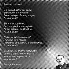 Ecou De Romanta George Bacovia Poems Drawing Quotes Poetry