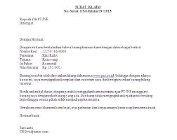 Check spelling or type a new query. Contoh Surat Komplain Barang Hilang Contoh Surat Terbaru