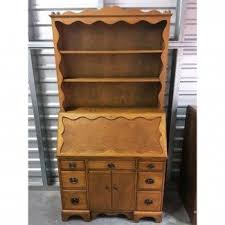 The ultimate secretary, this unique mahogany desk with hutch bookcase features two adjustable upper shelves, a drop down desk top opens to three drawers. Secretary Desk With Hutch You Ll Love In 2021 Visualhunt