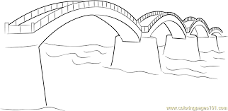 Kids need to do activities like coloring to strengthen their finger/hand muscles so they are ready to write letters. Simple Bridge Coloring Page For Kids Free Bridges Printable Coloring Pages Online For Kids Coloringpages101 Com Coloring Pages For Kids