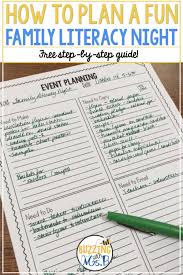 Planning A Family Night Guide Free Download Literacy Night Family Literacy Night Family Literacy
