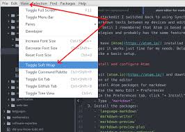 Setup Atom To Edit Markdown With Math Formula