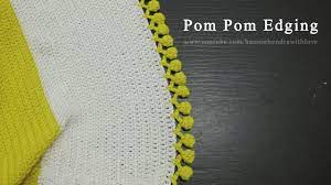 Check spelling or type a new query. Crochet Tutorial Merajut Pinggiran Pom Pom Pom Pom Edging Youtube