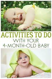 Fun And Simple Activities To Do With Your 4 Month Old Baby