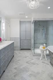 Mark the tiles that will need cutting and then cut those tiles. Carrera Marble Herringbone Tiles Design Ideas