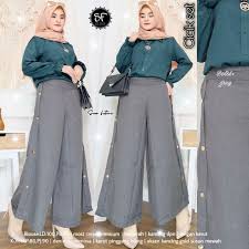Katalog setelan kulot atasan gantung muslim maria space / katalog setelan. Setelan Kulot Bawahan Muslim Celana Atasan Muslim Harga Terbaik Agustus 2021 Shopee Indonesia