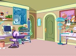 Living room bedroom cartoon, living room s, purple, blue, angle png. Bedroom Cartoon Living Room Animation Room Interior Design Room Png Pngegg