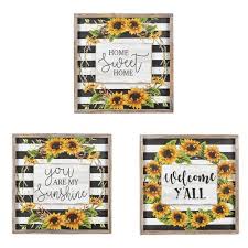 Maybe you would like to learn more about one of these? Enchanted Garden 15 75 Wood Sunflower Outdoor Wall Art Assorted Styles At Menards