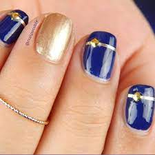 Pin En Unas Azul