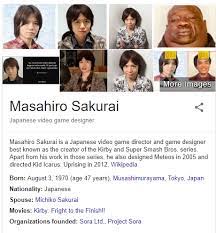 Months Later Google Algorithm Is Still Fooled By Masahiro Sakurai Video Game Design Japanese Video Games Super Smash Bros