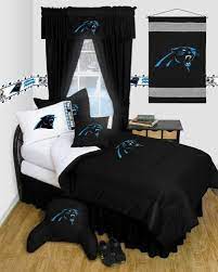 Carolina Panthers 8 Pc Queen Comforter Set Locker Room Series Comforter 1 Flat Sheet 1 Fitted Queen Sized Bedroom Sets Bedroom Sets Bedroom Night Stands