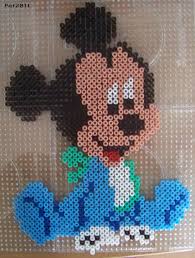 Perles Hama Mickey Les Loisirs De Pat Perle A Repasser Modeles Hama Beads Disney Motifs Perler