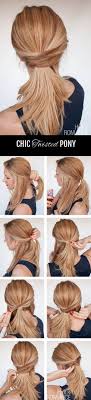 100 Quick Hairstyle Tutorials For Office Women With Images Chic Ponytail Hair Romance Long Hair Styles