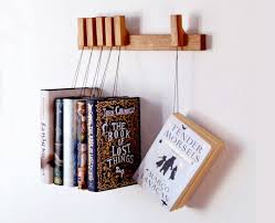 Hanging Book Shelving Display Your Collections Ippinka Diy Book Book Racks Wooden Books