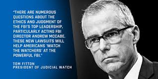 Image result for judicial watch mccabe