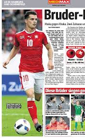 Dass einer für die schweiz und einer für albanien spielt, ist sinnbildlich für die verflechtung beider teams. Geschwister Granit Xhaka Trifft Heute Auf Seinen Bruder Pressreader