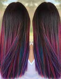 If you want your grey hair to point more towards the purple/blue under colour, just ask your stylist to give you a dark ombre hairstyle! 20 Amazing Dark Ombre Hair Color Ideas