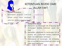 Tak hanya pahala yang didapat, keutamaan membaca. Ketentuan Rezeki Dari Allah Swt Oleh Qosim Abdullah D Ppt Download