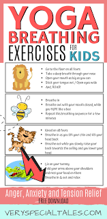 Fun Yoga Breathing Exercises For Kids Animal Breathing Exercise For Kids Yoga Breathing Yoga For Kids