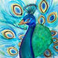 Peacock in Watercolors with Phyllis Gubins event image