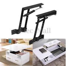 1 Par Levante A Parte Superior Mesa De Cafe Mecanismo De Elevacao Frame Hardware Dobradica Mola Faca V Coffee Table Hardware Furniture Hinges Coffee Table Desk