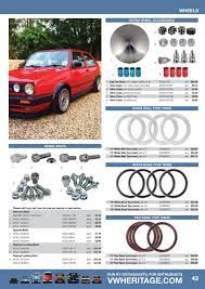 Golf - MK2 Parts Catalogue Part 2 2013 by VW Heritage