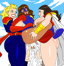 Rule34 - If it exists, there is porn of it  aeolus06, captain marvel,  carol danvers, kamala khan, mary marvel, ms. marvel  5753886
