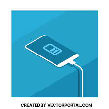 Smartphone Charging Vector Free Free Vector Illustration Free Vector Images