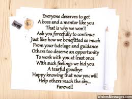 Farewell Poems For Boss Goodbye Poems Wishesmessages Com Goodbye Messages For Friends Farewell Message To Boss Message For Boss