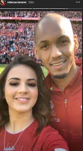 Are you curious enough to know more about this beauty our star footballer crossed paths with? Liverpool Midfielder Fabinho S Wife Rebeca Tavares Appears To Comment On Real Madrid Transfer Rumour