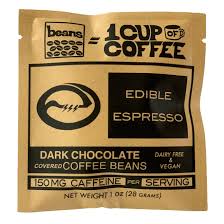 There is no denying fact that chocolate covered coffee beans do have caffeine in it. Dark Chocolate Covered Coffee Beans Edible Espresso