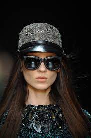 Roberto Cavalli Fw 2012 13 Runway Show Details Hat Halloween Sunglasses Dark Stylish Sunglasses Fashion Hat Sunglasses
