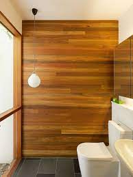 Paneling And Boards This Is An Example Of Paneling Because The Entire Wall Of This Bathroom Is C Wood Interior Walls Wall Paneling Makeover Wood Panel Bathroom