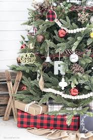 Free shipping on orders over $25 shipped by amazon. Rustic Christmas Tree With Splashes Of Glam And Plaid