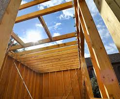 C'est une réhausse d'une maison de ville fabriquée sur place en ossature bois de 45/220. Kit Extension Bois A Monter Soi Meme Dependance Bois Garage Bois