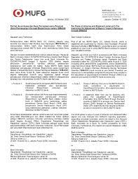 Mufg Re Power Of Attorney And Statement Letter With The Instruction For Adjustment Of Export Import Information Through Simodis Mufg Bank Jakarta Branch