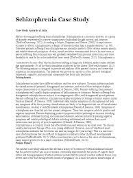 Schizophrenia is a chronic and severe mental disorder characterized by distortions in thinking the case proves that it is critical for clinical pharmacists to be involved in the multidisciplinary team during. Schizophrenia Case Study Schizophrenia Paranoia